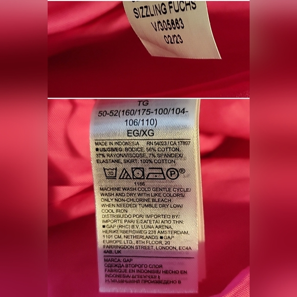 NWT Gap Mixed Fabric Flutter Sleeve Maxi Dress - Picture 3 of 4